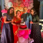 Shivani Sangita Instagram - One memorable day indeed ❤️ #25thanniversary #lastnight @youmi4u you are my all time favourite 🤩 thank you for this beautiful decoration….