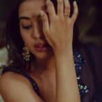 Shivathmika Rajashekar Instagram - ✨ #SuKeeBhava Sangeeth night 🤍 Styled by @officialanahita Outfit: @byshahmeenhusain Jewellery: @adornablesbysonalimehra Style team: @pranathivarma.k Photography: @weareretrospection