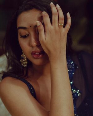 Shivathmika Rajashekar Instagram - ✨

#SuKeeBhava Sangeeth night 🤍

Styled by @officialanahita
Outfit: @byshahmeenhusain
Jewellery: @adornablesbysonalimehra
Style team: @pranathivarma.k
Photography: @weareretrospection