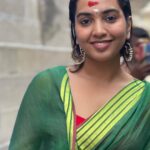 Shivathmika Rajashekar Instagram – Happiest here 🤍✨ Arunachalam Temple
