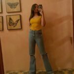 Shivathmika Rajashekar Instagram – Girl loves her jeans, tanks and gelato ✌🏽🤓

Ps: Never getting over this song… ever