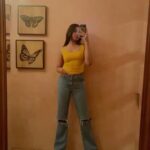 Shivathmika Rajashekar Instagram – Girl loves her jeans, tanks and gelato ✌🏽🤓

Ps: Never getting over this song… ever