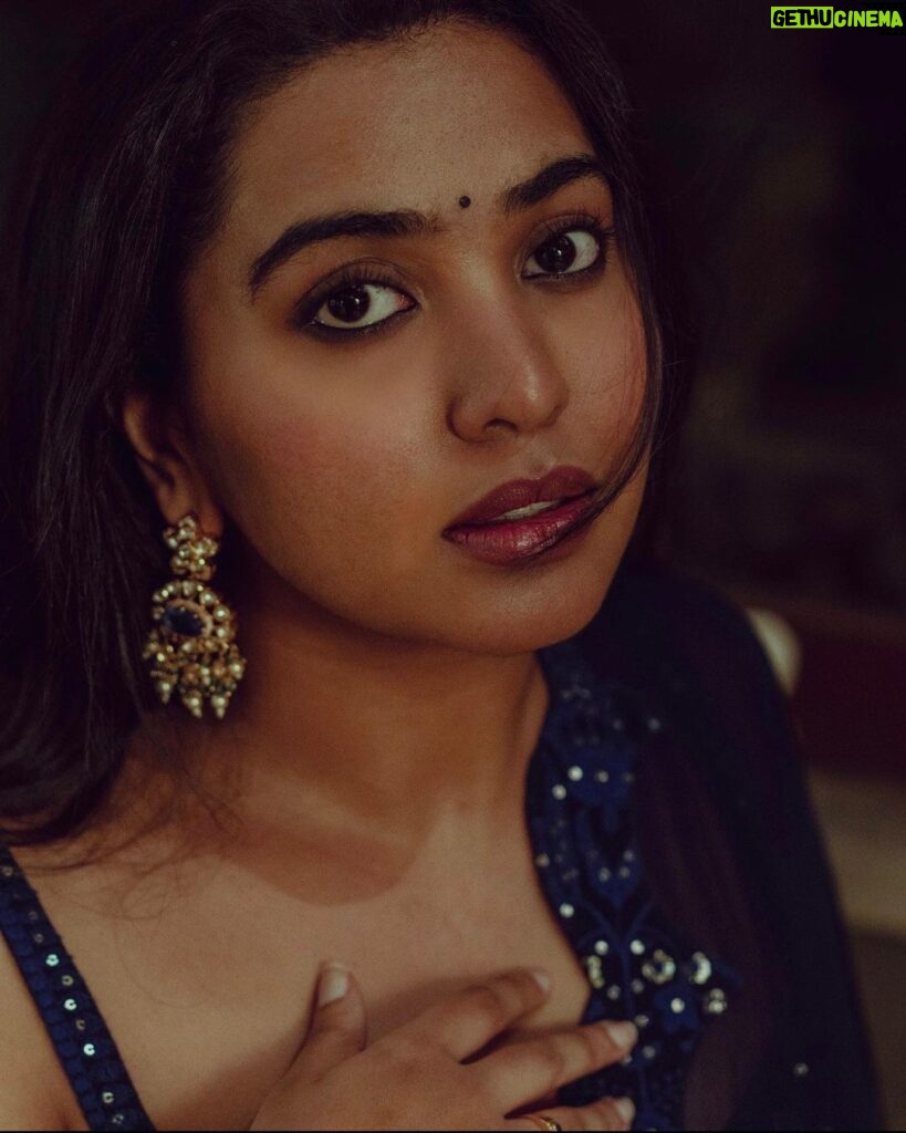 Shivathmika Rajashekar Instagram - ✨ #SuKeeBhava Sangeeth night 🤍 Styled by @officialanahita Outfit: @byshahmeenhusain Jewellery: @adornablesbysonalimehra Style team: @pranathivarma.k Photography: @weareretrospection