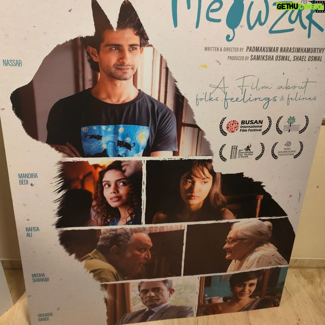 Shraddha Musale Instagram - Proud of you my friend @iamsameksha and @itsshaeloswal for your first film as a producer! π€ @max_min_and_meowzaki And @theopeniris the writer and director of this film, am glad people like you exist who are able to bring out deep emotions that probably every human goes through, but rarely expresses. Having worked with him, and knowing him through my first web show @thinkistan, paddy this film is soo 'you'. My partner in crime @suhani8 Missed you @ashleshasavant #premiershow #newfilm #sensitivesubject #humanemotions Sunny Super Sound