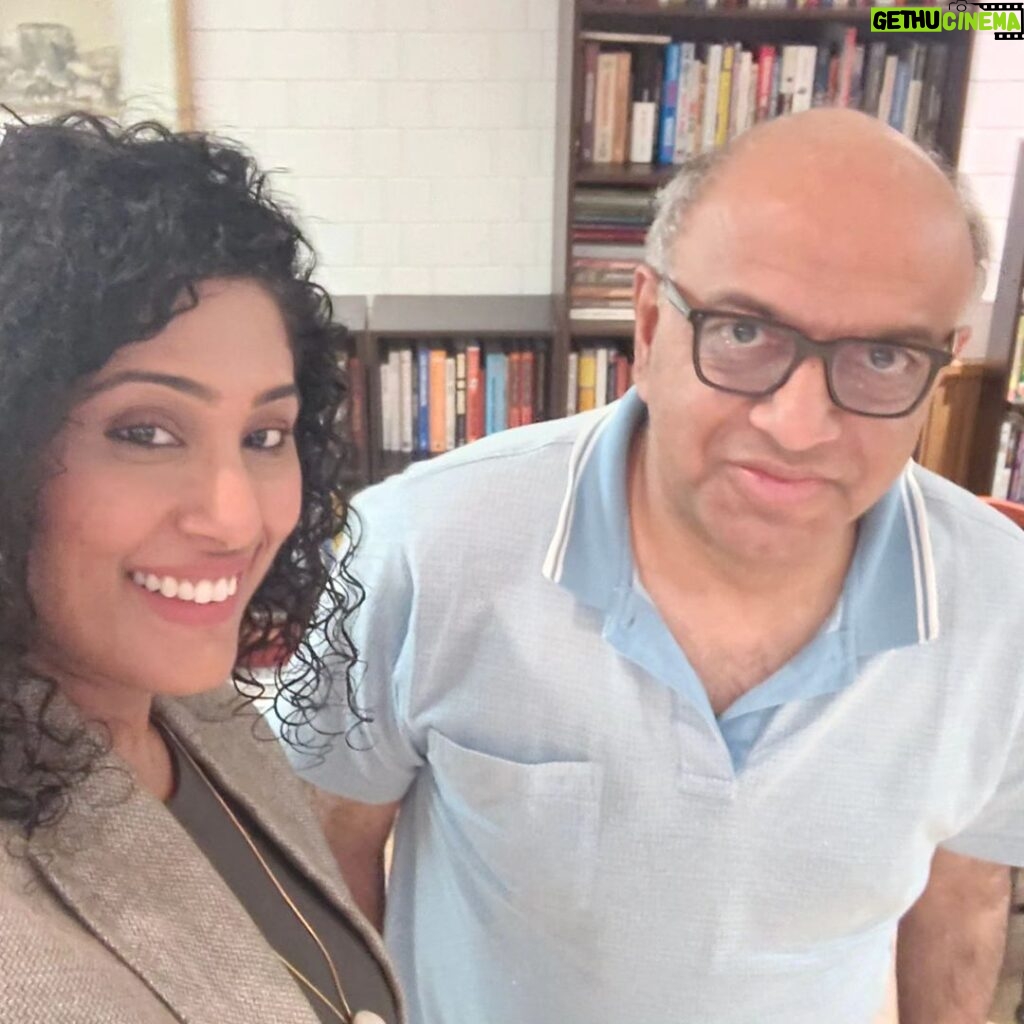Shraddha Musale Instagram - Elated to meet the OG of internet businesses, the founder of naukri.com, jeevansaathi.com, 99acres and many more. #sanjeevbhikchandani It was an honour to sit down with a billionaire and bounce off ideas. He personifies humility and simplicity. Thank you, Sanjeev, for sharing your thoughts on @futuretayari I am now more energised and excited than ever to follow through on my plans, learn from my setbacks, and keep building for the future. #theguruofbusinesess #ogofinternet @naukridotcom @jeevansathi_com @99acresindia @zomato