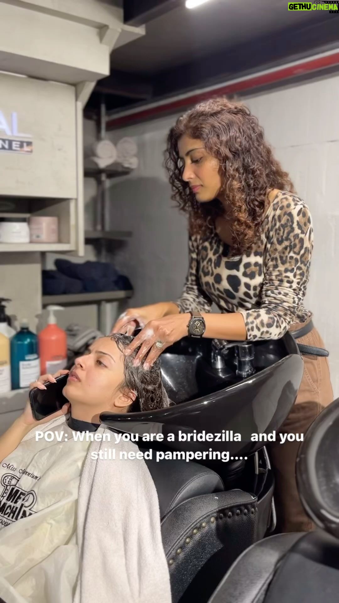 Shrenu Parikh Instagram - Even bridezillas need their TLC! When the wedding fever hits hard but so does the need for the pampering squad! Who said being fabulous was easy? #bridezilla #bridetobe #pampertime #countdownbegins⏳ Time Machine