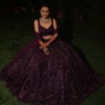 Shrenu Parikh Instagram - His compliment means the world to me… This song is special because he dedicated this to me just when we started our journey… 🧿🥰 . #LoveAtFirstTake . Styled and make up by @nehaadhvikmahajan . Outfit by @neerusindia . Jewellery by @khuranajewelleryhouse . Photography by @oragraphy . Hairstyling by @timemachinebrides @shinejanarthanan . #bride #makeuplook #sangeet #look #ootn #bling #loveislove