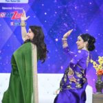 Shreya Bugde Instagram – गेली अनेक वर्ष हवा येऊ द्या मुळे अनेक ‘challenging characters’ करायला मिळाली पण कधी कधी आमचा doctor खूपच धाडसी गोष्टी करायला लावतो …हे मी केलेलं धाडस ……🙈

@madhuridixitnene 
#evergreen
 #rulingourheartsforever ❣️❣️
#dancingwiththequeen
#dhakdhakgirl