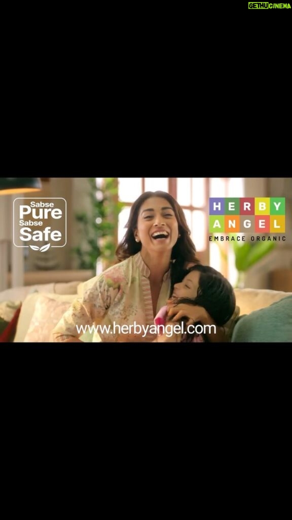 Shriya Saran Instagram - My little one always deserves the gentlest care that’s there, so, for our daily ritual, I trust no other than Herby Angel's Baby Body and Face Lotion to provide that. It is packed with the goodness of Ushira, Shea Butter, Aloe Vera, and much more. With nature's love and protection, the lotion is a promise of pure goodness without a hint of pesticides, because every tiny inch of my angel's skin deserves the most natural, protective touch.🌸 #HerbyAngel #SabsePureSabseSafe #EmbraceOrganic #babybodyandfacelotion #babylotion #ayurveda #BabyCare #NaturalGoodness #momlife