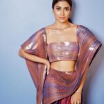 Shriya Saran Instagram - Wearing: @amitaggarwalofficial Jewelry: @rubans.in @oakpinionpr Styled by: @malkit_gill2697 Style team : @bhavnaaaaa.r @siddhidbhandari Make up @makeupbymahendra7 Hair @stylistsony Shot by @harshkamat