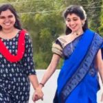 Shruthi Rajanikanth Instagram - Blooper🤣🤣🤣🤣🤣 *Ithrem manoharamayi video eduthath*😂😂@raihu__raihu ❤️