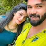 Shruthi Rajanikanth Instagram - Fighting partner😍🦋 @raihu__shemi Thrippunithura