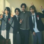 Shuichiro Naito Instagram - 猫カレ最後までご視聴ありがとうございました！ かわいいかわいい生徒たちと☺︎ ずっと片思いの藍さんとまさかの写真撮り忘れ。 一生後悔しろってことですね🫠