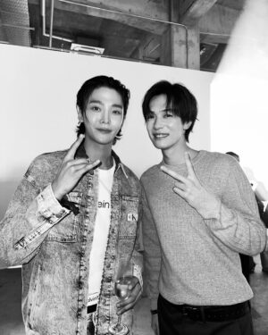 Shuichiro Naito Instagram - calvinklein.
いろんな方々に会えて幸せでした♪

@calvinklein #CalvinKlein 
#ロウン #SF9 #Peakboy 
#ウガウガファミリー