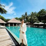 Sidhika Sharma Instagram - Happy new year 🫶welcome 2024 🦋🌸🌼🥰🤩 Ayada Maldives