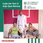 Sill Esteves Instagram - Prepare-se para gargalhar! Em "Cada Um Tem o Anjo que Merece", a comédia de erros ganha vida quando um anjo desastrado tenta salvar um casamento à beira do fim. Ria e emocione-se nessa hilária jornada 😃♥️ #Teatro #Comédia #CadaUmTemOAnjoQueMerece 📆 13 de Janeiro até 24 de Fevereiro 🕓 Sáb. às 19h 🎭 Teatro Bibi Ferreira 📍 Av. Brigadeiro Luis Antônio, 931 - Bela Vista, SP 🎫 Entre R$40,00 e R$80,00 M.M. Produções