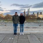 Simon Kippen Instagram - Always chilly in Philadelphia ❤️ @brad_slayer @the_penelopeford #philadelphia Philadelphia Museum of Art