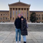 Simon Kippen Instagram - Always chilly in Philadelphia ❤️ @brad_slayer @the_penelopeford #philadelphia Philadelphia Museum of Art