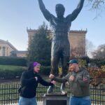 Simon Kippen Instagram - Always chilly in Philadelphia ❤️ @brad_slayer @the_penelopeford #philadelphia Philadelphia Museum of Art
