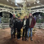 Simon Kippen Instagram - Happy Christmas Eve, here’s a festive picture with our friends, enjoy my coat. 🤣 #christmas
