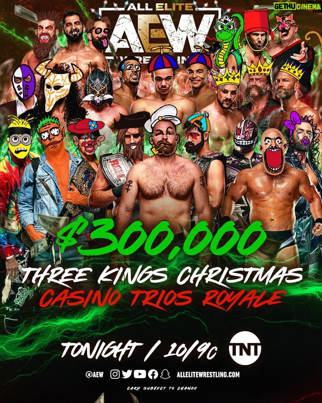 Simon Kippen - 2.1K Likes - Batter Orange and the Zest Friends? $300,000? Merry Christmas. #EmbraceTheChange #AEWRampage