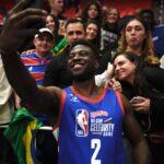 Sinqua Walls Instagram - This weekend was one for the books! Had a great weekend in Utah for the @nbaallstar Celebrity game. Thank you to the @nba for showing me a good time 🙌🏿✨ #nbaallstar 2023 🏆🙏🏿 New York, New York