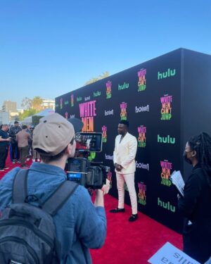 Sinqua Walls Instagram - Wow! What a night! Thank you to everyone who made this project come to life. 
White Men Cant Jump premiers on @hulu MAY 19th