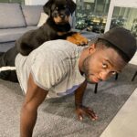 Sinqua Walls Instagram – Puppy Love💙!! Yung NINO ✨