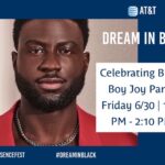 Sinqua Walls Instagram – Let’s Talk About Joy!  Essence Fest Pull Up to hear a thoughtful conversation on Peace , Happiness,  and Elevation!! ✨🫡💪🏿