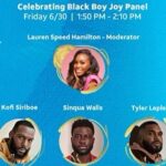 Sinqua Walls Instagram – Let’s Talk About Joy!  Essence Fest Pull Up to hear a thoughtful conversation on Peace , Happiness,  and Elevation!! ✨🫡💪🏿