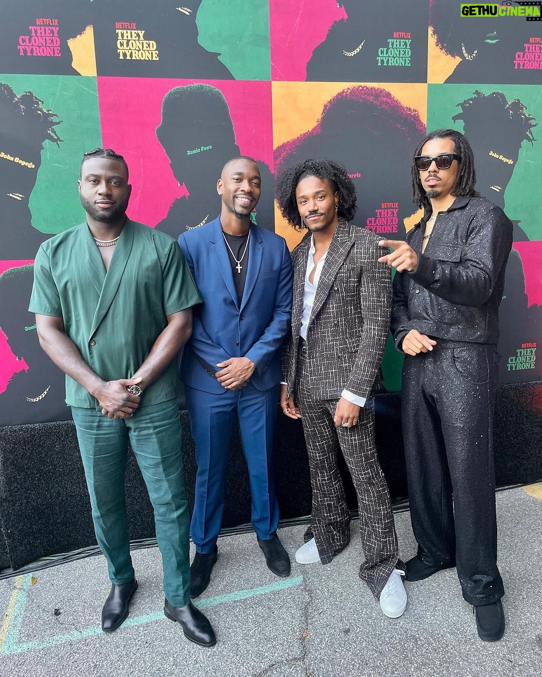 Sinqua Walls - 20.1K Likes - They Cloned Tyrone!!
And made a Great Film!! Such a well done!! And thoughtful film. And great work by every artist that had a hand in it. Thanks to Netflix for having me! And getting a chance to see my Blackening Brothers was Icing on cake đŤĄđŤĄâ¨