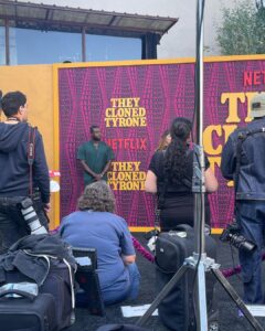 Sinqua Walls Instagram - They Cloned Tyrone!! And made a Great Film!! Such a well done!! And thoughtful film. And great work by every artist that had a hand in it. Thanks to Netflix for having me! And getting a chance to see my Blackening Brothers was Icing on cake 🫡🫡✨