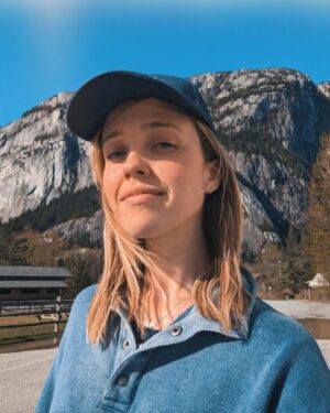 Siobhan Williams Instagram - Just another day in front of the another epic mountain. Maybe the same epic mountain.