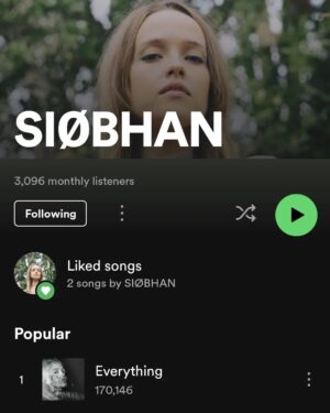 Siobhan Williams Instagram - For some reason, 170,000 streams feels like a huge milestone for me. I never in a million years thought any of my songs would receive  this many plays, let alone in such a short time. For those of you who have listened-I can't thank you enough. Music is something that is deeply personal for me, and I'm so happy to be able to share it with all of you. Your comments and messages about my music -I can't tell you what it means to me. Life is crazy and it's nice to know we're not alone in our journeys. Sometimes a stranger can know exactly how you're feeling. To me, that is the beauty of art; conveying a feeling far too specific to be construed just through plain words.  THANK YOU!!!