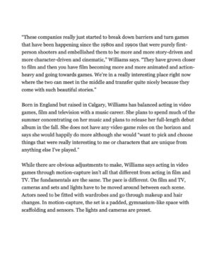 Siobhan Williams Instagram - just happy to be mentioned in the same article as @thelastofus 
.
.
thanks @calgaryherald