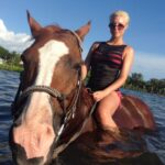 Sisse Marie Instagram - 🐴These majestic animals have taught me so much. Growing up in a little village in northern Denmark, all I wanted to do was ride horses and sing… so that's what I did. (Honestly, there wasn't that much else to do). ☺️ They taught me the value of patience, presence, non-verbal communication, responsibility, and trust. Riding them brought me so much joy, a feeling of freedom, and harmony. I'm forever in love ♾ Catch me if you can 🏇🏻 #hesteluder #horses #nature #joy #happyplace #catchmeifyoucan #youcant #love #freedom #denmark #village #mountains #riding