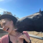 Sisse Marie Instagram - 🐴These majestic animals have taught me so much. Growing up in a little village in northern Denmark, all I wanted to do was ride horses and sing… so that's what I did. (Honestly, there wasn't that much else to do). ☺️ They taught me the value of patience, presence, non-verbal communication, responsibility, and trust. Riding them brought me so much joy, a feeling of freedom, and harmony. I'm forever in love ♾ Catch me if you can 🏇🏻 #hesteluder #horses #nature #joy #happyplace #catchmeifyoucan #youcant #love #freedom #denmark #village #mountains #riding