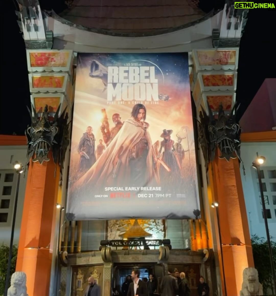 Sisse Marie Instagram - Be the Rebel in your own life. If we always follow the rules, we get the results ‘they’ want us to get. In times like these, I’m grateful that I rebelled and never listened to the rule book. What an amazing night at the premiere of #RebelMoon at The Chinese Theatre. Historical place. Outstanding night. Epic movie. Beautiful people. Rebel Moon Part One: A Child of Fire is on Netflix December 21. 📸 Charley Gallay 📸 Phillip Faraone Thank you @roxclark #rebelmoonnetflix #rebelmoon