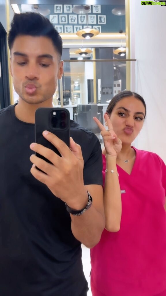 Siva Kaneswaran Instagram - Check the glow up! Really works! Thank you so much for my collagen wave niece @lemssskin . @inanchlondon is one of the best salons in london and has been taking care of me since I was 22. (Lema was 9 🥹) Thanks again guys x #siva #thewanted #boyband #skincare #routine #inanchlondon #hair #salon Inanch London