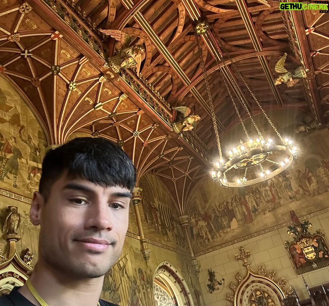 Siva Kaneswaran Instagram - Cute Cardiff recap! Thank you @newtheatrecdf -Welsh Elaine from the valleys took me for a lovely long chat about the miners back in the day - This weeks Realization - Got extra spoilt by @hiltonhotelcardiff ❤️ -Henna Butterfly by @swetha29 - Tour of @cardiff_castle - Cute note from Tasfia & fam #siva #thewanted #and #elaine #4eva #cardiff #labamba #musical #theatre #tour Cardiff, Wales (UK)