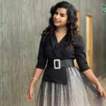 Sivaangi Krishnakumar Instagram - Welcome to the year end!♠️♣️🖤 Outfit @thehazelavenue PC @djblackchennai