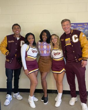 Skyler Joy Instagram - Chucalissa Chiefs Finest Cheerleaders .. except Derrick 😝😂 Jk @jordanmcoxxy you’re a wonderful person 💓
#pvalley #pvalleystarz #starz #chucalissa