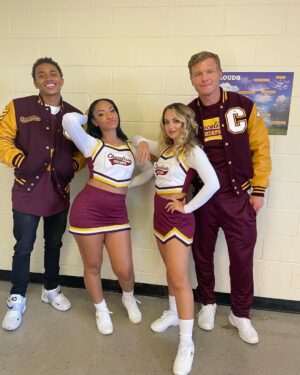 Skyler Joy Instagram - Chucalissa Chiefs Finest Cheerleaders .. except Derrick 😝😂 Jk @jordanmcoxxy you’re a wonderful person 💓
#pvalley #pvalleystarz #starz #chucalissa