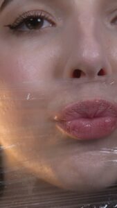 Slight Sounds ASMR Instagram - #ASMR Plastic Wrap Kisses