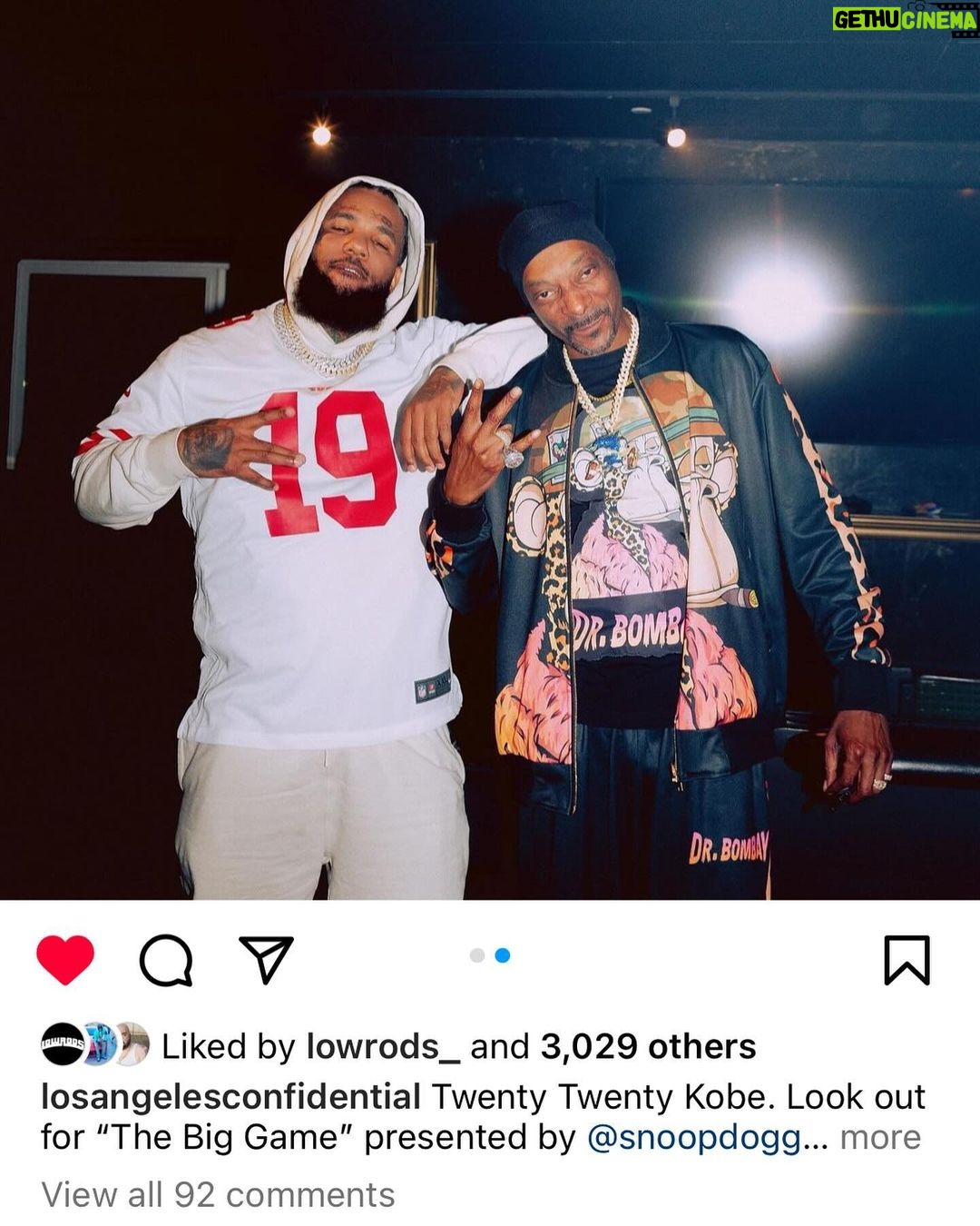 Snoop Dogg Instagram - 🩸 ♿️ 🏀 24 Los Angeles, California