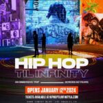 Snoop Dogg Instagram - You are invited to a celebration of hip hop 💪🏿👊🏿 Im excited to have Death Row part of this new exhibit, Hip Hop Til Infinity, an immersive experience highlighting the 50 years of Hip Hop with iconic footage, artifacts, merch & more, including a special room dedicated to 30 years of Doggystyle 💨💨💨💨💨 Tix: Hiphoptilinfinityla.com #Hiphoptilinfinity #HHTI