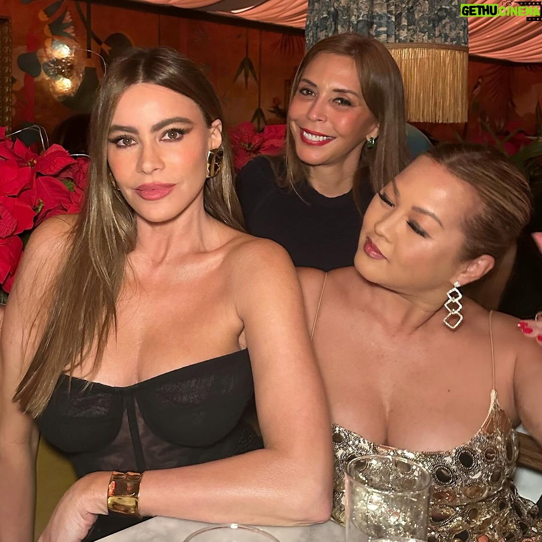 Sofía Vergara Instagram - Bienvenido 2024!!!❤️ familia y amigos q amo❤️🥂