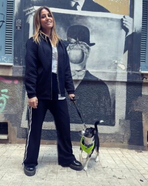 Sofia Pavlidou Instagram - Sunday with my 
youngest boy🐾
Lori💙❤️

#tothemoonandback #sunday #mydog #stillsummer #lovelyday #athens #love #blessed