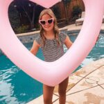 Sofia Sanchez Instagram - I hosted my first high school pool party with my JV Cheer team! I love these girls SO much 💗 #highschoolcheer #wildcats #jvcheer