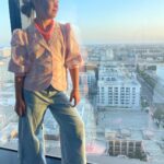 Sofia Sanchez Instagram - Feeling on top of the world! #goodvibes #skyline #losangeles #barbiestyle #barbiegirl #barbiecore Moxy Downtown Los Angeles